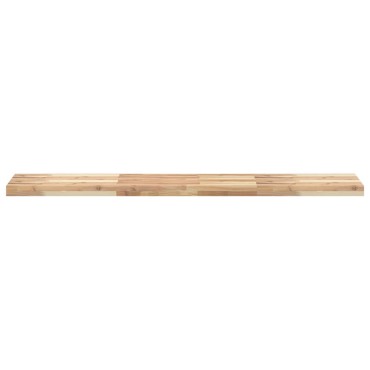 vidaXL Ράφια Κρεμαστά 2 τεμ. 140x30x4cm Ακατέργαστο Μασίφ Ξύλο Ακακίας