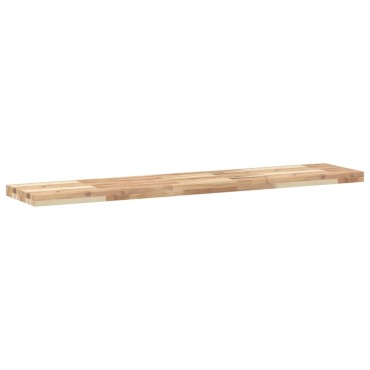 vidaXL Ράφια Κρεμαστά 3 τεμ. 140x30x4cm Ακατέργαστο Μασίφ Ξύλο Ακακίας