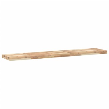 vidaXL Ράφια Κρεμαστά 2 τεμ. 160x30x4cm Ακατέργαστο Μασίφ Ξύλο Ακακίας