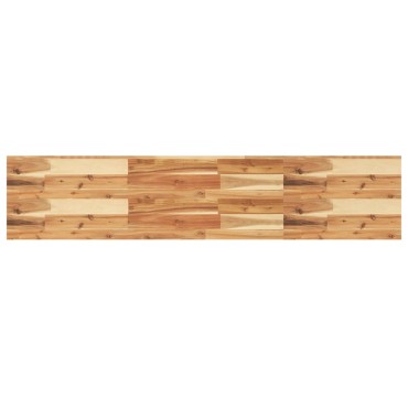 vidaXL Ράφια Κρεμαστά 3 τεμ. 160x30x4cm Φινίρισμα Λαδιού Μασίφ Ακακία