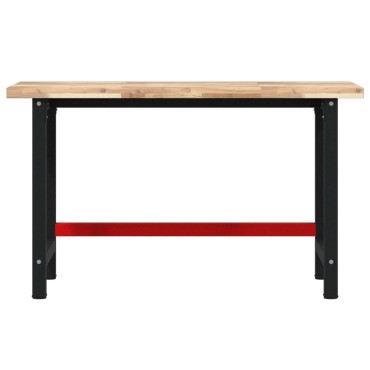 vidaXL Πάγκος Εργασίας Ορθογώνιος 140x60x83 εκ. από Μασίφ Ξύλο Ακακίας