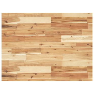 vidaXL Πάγκος Εργασίας Ορθογώνιος100x60x(73-99,5)εκ Μασίφ Ξύλο Ακακίας