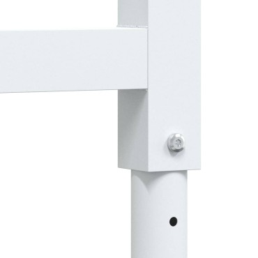 vidaXL Πάγκος Εργασίας Ορθογώνιος 80x60x(73-99,5)εκ Μασίφ Ξύλο Ακακίας