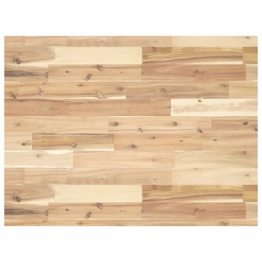 vidaXL Πάγκος Εργασίας Ορθογώνιος100x60x(73-99,5)εκ Μασίφ Ξύλο Ακακίας