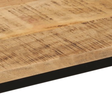 vidaXL Τραπέζι Κονσόλα 110x30x75cm Μασίφ Ακατ. Ξύλο Μάνγκο/Σίδηρο 1 τεμ.