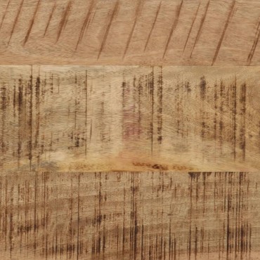 vidaXL Τραπέζι Κονσόλα 110x30x75cm Μασίφ Ακατ. Ξύλο Μάνγκο/Σίδηρο 1 τεμ.