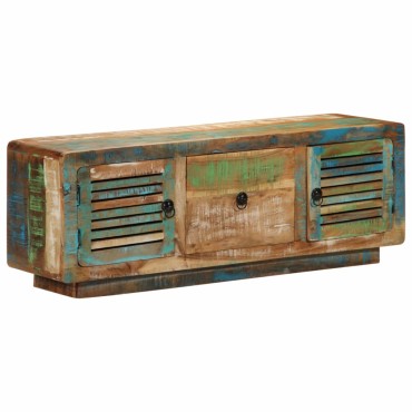 vidaXL Έπιπλο Τηλεόρασης 110x30x40cm από Μασίφ Ανακυκλωμένο Ξύλο