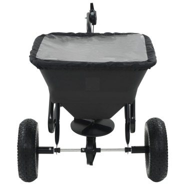 vidaXL Διανομέας Αλατιού Ελκόμενος 45 L 125x74x79 εκ. από PVC/Ατσάλι