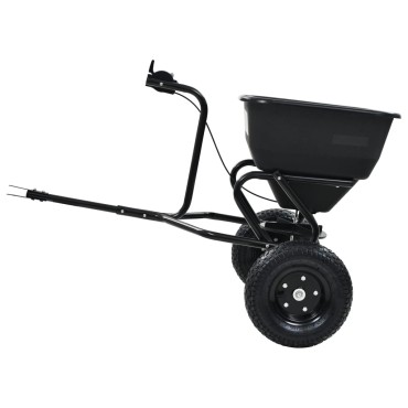 vidaXL Διανομέας Αλατιού Ελκόμενος 45 L 125x74x79 εκ. από PVC/Ατσάλι