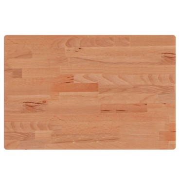 vidaXL Πάγκος Μπάνιου 60x40x1,5 εκ. από Μασίφ Ξύλο Οξιάς