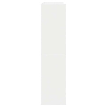 Ράφι παπουτσιών vidaXL Λευκό 80x25x62cm Κατασκευασμένο ξύλο