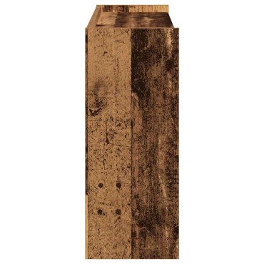 Ράφι παπουτσιών vidaXL Παλιό ξύλο 80x25x62cm Κατασκευασμένο ξύλο