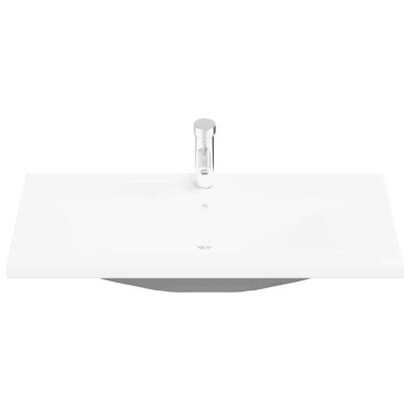vidaXL Ντουλάπα Νιπτήρα Mπάνιου Μαύρη Οξυά 90x39x62cm 1 τεμ.