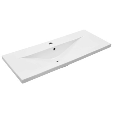 vidaXL Ντουλάπα Νιπτήρα Mπάνιου Μαύρη Οξυά 100x39x62 εκ 1 τεμ.