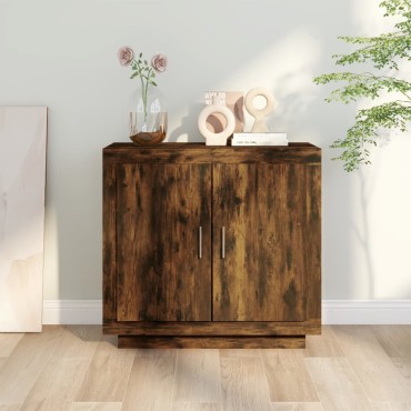 vidaXL Ντουλάπι Καπνιστή Δρυς 80x40x75cm από Επεξεργασμένο Ξύλο 1 τεμ.