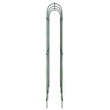 vidaXL Καφασωτό Κήπου Αναρ. Φυτά Πλαίσιο U 181x31x182,5 εκ. Ατσάλι
