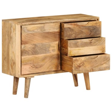 vidaXL Ντουλάπι 90x30x69cm από Μασίφ Ξύλο Μάνγκο 1 τεμ.