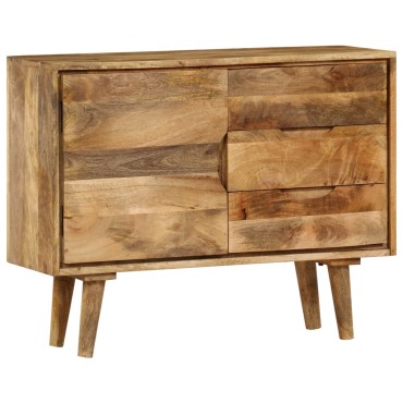 vidaXL Ντουλάπι 90x30x69cm από Μασίφ Ξύλο Μάνγκο 1 τεμ.