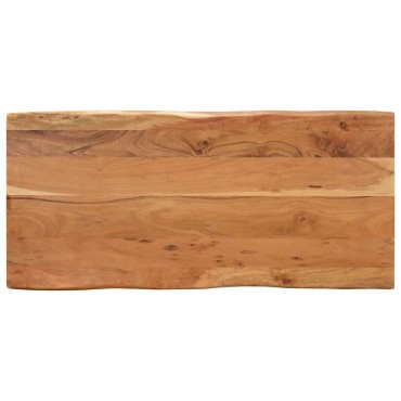 vidaXL Τραπεζαρία 110x50x76cm από Μασίφ Ξύλο Ακακίας 1 τεμ.