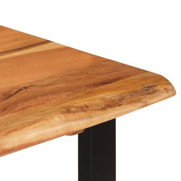 vidaXL Τραπεζαρία 110x50x76cm από Μασίφ Ξύλο Ακακίας 1 τεμ.