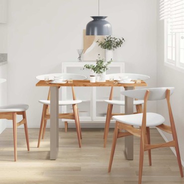 vidaXL Τραπεζαρία 110x50x76cm από Μασίφ Ξύλο Ακακίας 1 τεμ.