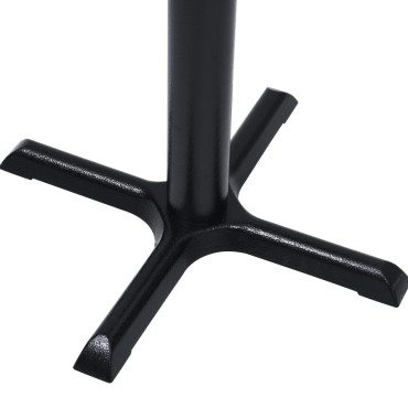vidaXL Πόδι Τραπεζιού Bistro Μαύρο 56x56x107cm από Χυτοσίδηρο 1 τεμ.