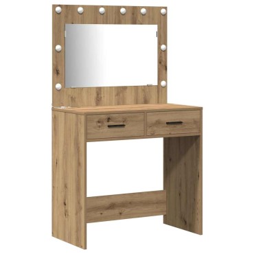 vidaXL Τραπέζι περιποίησης 2 τεμ. Καφέ 78.5x41x135 εκ