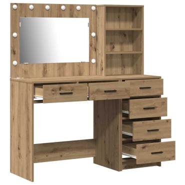 vidaXL Τραπέζι περιποίησης 2 τεμ. Καφέ 78.5x41x135 εκ