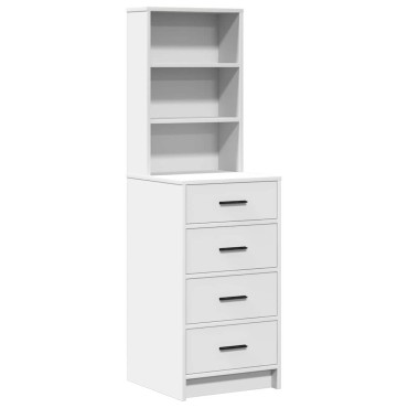 vidaXL Τραπέζι περιποίησης 2 τεμ. Λευκό 50x41x135 εκ