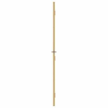 vidaXL Εσωτερική Πόρτα Χρυσή 83 x 201,5 εκ. Ψημένο Γυαλί & Αλουμίνιο