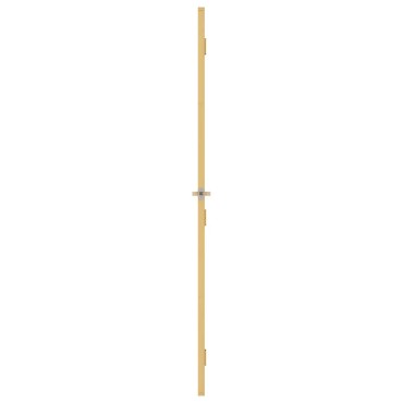 vidaXL Εσωτερική Πόρτα Χρυσή 76 x 201,5 εκ. Ψημένο Γυαλί & Αλουμίνιο