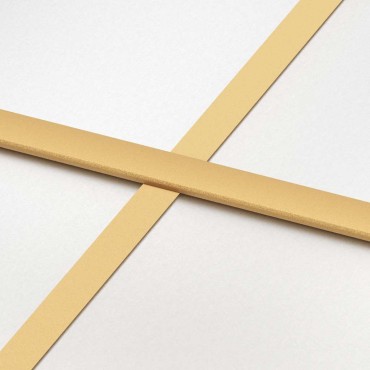 vidaXL Συρόμενη Πόρτα Χρυσή 76x205 εκ. από Αμμοβολή ESG και Αλουμίνιο