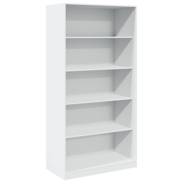 vidaXL Ντουλάπα Λευκή 100x50x200cm από Επεξεργασμένο Ξύλο 1 τεμ.