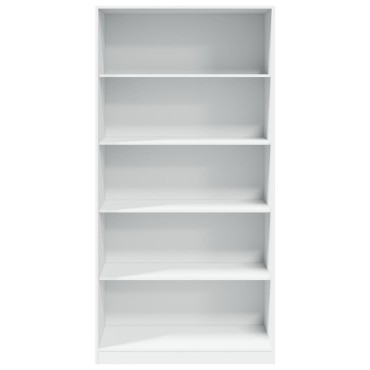 vidaXL Ντουλάπα Λευκή 100x50x200cm από Επεξεργασμένο Ξύλο 1 τεμ.