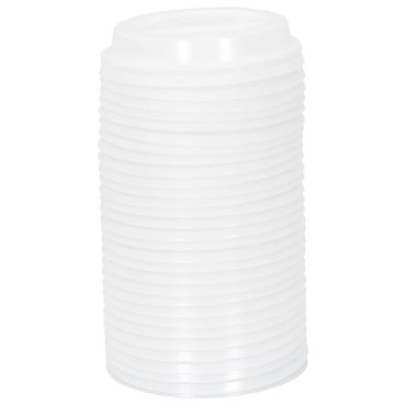 vidaXL Χάρτινα καπάκια καφέ Ø90 mm 12oz και 16oz 1000 τεμάχια