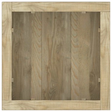 vidaXL Ζαρντινιέρα Υπερυψωμένη Τετράγωνη 50 x 50 x 40 εκ. Ξύλινη