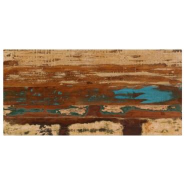 vidaXL Τραπεζάκι Σαλονιού 100x50x35cm Ανακυκλωμένο Ξύλο/Ατσάλι 1 τεμ.