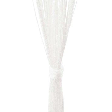 vidaXL Κουρτίνες με Κρόσσια 2 τεμ. Λευκές 140x250cm