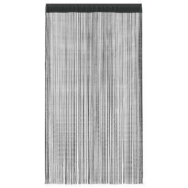 vidaXL Κουρτίνες με Κρόσσια 2 τεμ. Μαύρες 140x250cm