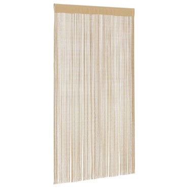 vidaXL Κουρτίνες με Κρόσσια 2 τεμ. Μπεζ 100x250cm