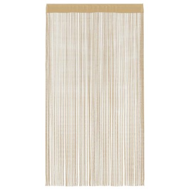 vidaXL Κουρτίνες με Κρόσσια 2 τεμ. Μπεζ 100x250cm