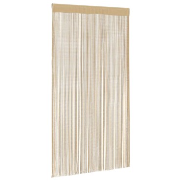 vidaXL Κουρτίνες με Κρόσσια 2 τεμ. Μπεζ 140x250cm
