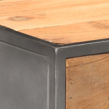 vidaXL Συρταριέρα 45x30x100cm από Μασίφ Ανακυκλωμένο Ξύλο 1 τεμ.