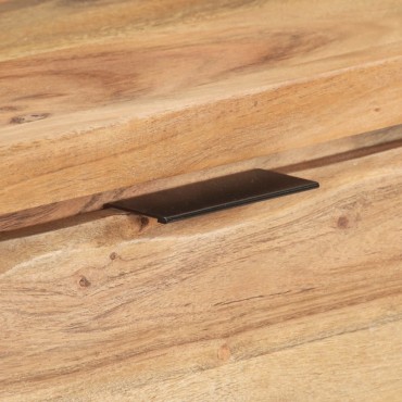 vidaXL Τραπέζι Κονσόλα Live Edge 100x35x76cm από Μασίφ Ξύλο Ακακίας 1 τεμ.