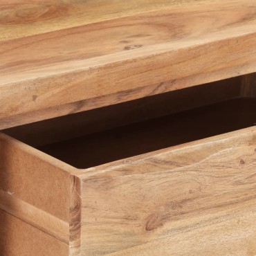 vidaXL Τραπέζι Κονσόλα Live Edge 100x35x76cm από Μασίφ Ξύλο Ακακίας 1 τεμ.