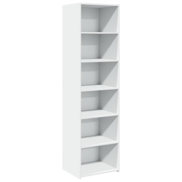vidaXL Ντουλάπι Λευκό 50x41x185cm Επεξεργασμένο Ξύλο 1 τεμ.