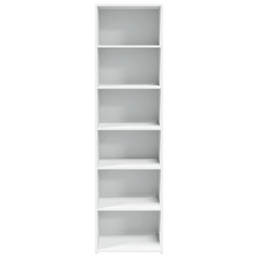 vidaXL Ντουλάπι Λευκό 50x41x185cm Επεξεργασμένο Ξύλο 1 τεμ.