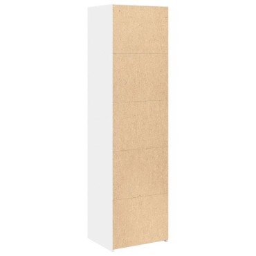 vidaXL Ντουλάπι Λευκό 50x41x185cm Επεξεργασμένο Ξύλο 1 τεμ.