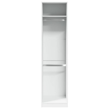 vidaXL Ντουλάπα Λευκή 50x50x200cm από Επεξ. Ξύλο 1 τεμ.