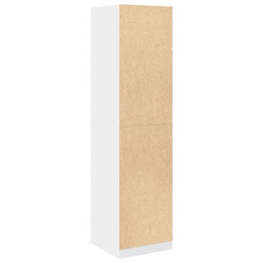 vidaXL Ντουλάπα Λευκή 50x50x200cm από Επεξ. Ξύλο 1 τεμ.